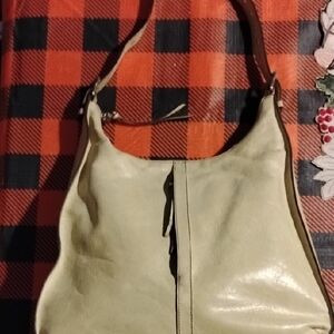 Hobo International Soft Yellow Genuine Leather Medium Large Shoulder Bag